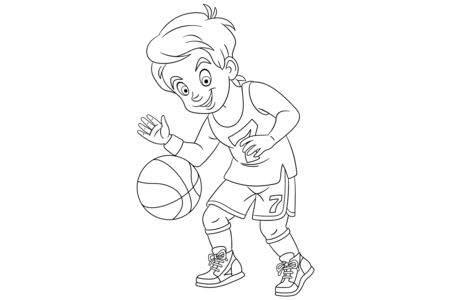 Coloriage Sport22 – 10doigts.fr